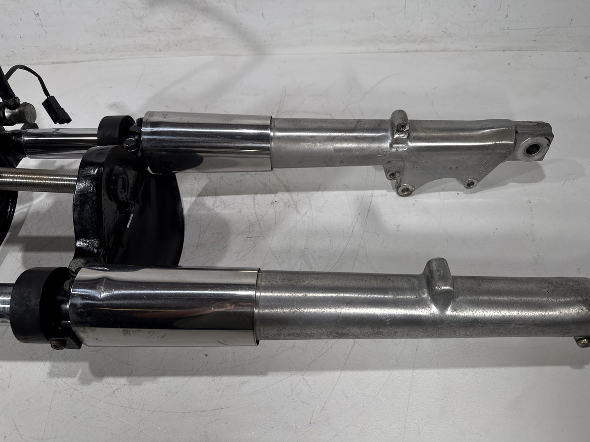 96 Harley Electra Touring Ultra Front Triple Tree Set & LH RH Fork Legs Sliders