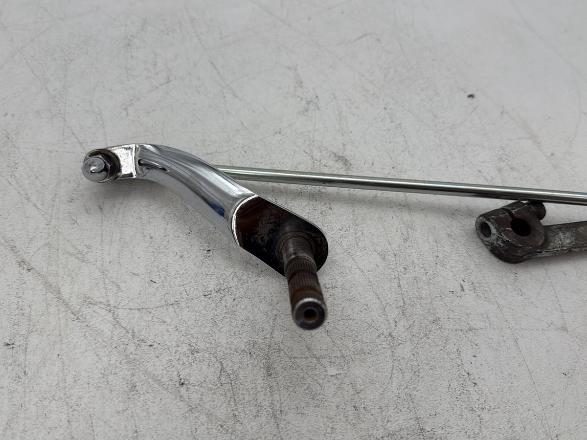 1997 Harley Softail Fat Boy FLSTF OEM Gear Shifter Lever Arm w/ Rod linkage