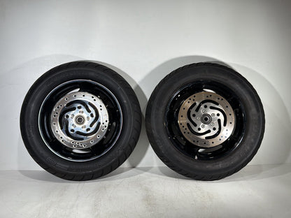 2000 Harley Touring FLHTCI Electra Glide Classic OEM Front & Rear Wheel Rim Tire