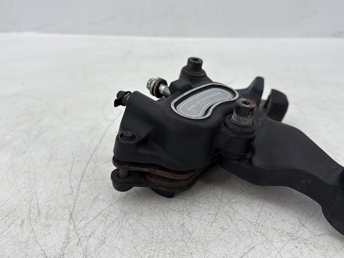 2008 Harley Dyna FXDL Low Rider Anniversary OEM Rear Back Brake Caliper w/ Bracket