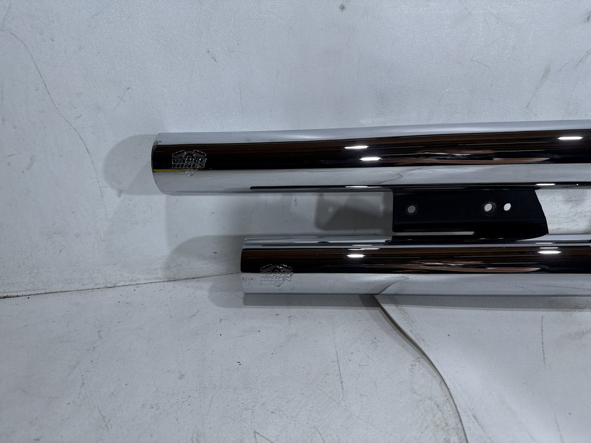 2011 Harley Softail Deluxe FLSTN OEM Exhaust Header Pipes Muffler Vance & Hines