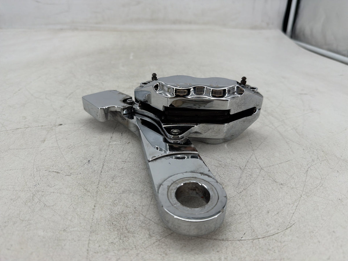 2004 Harley Electra CVO Rear Back Brake Caliper w/ Bracket Hawg Halters PEELING