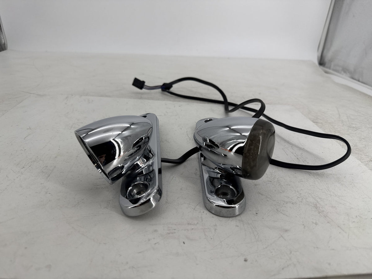 13 Harley Street Glide Touring FLHX OEM Front Left Right Turn Signal Indicators