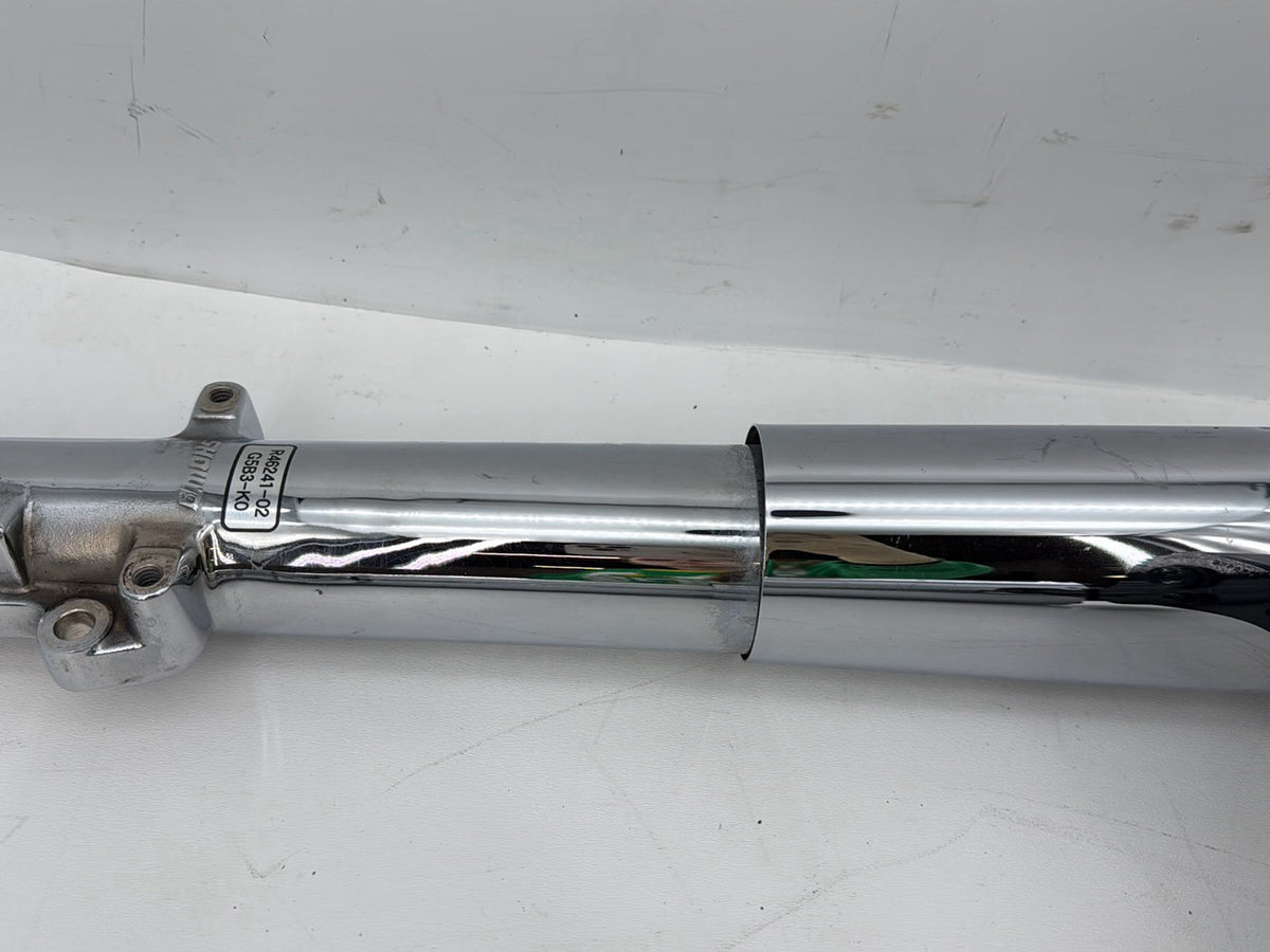 02 Harley Touring Screamin Road King Front Triple Tree Set LH RH Fork Leg Slider