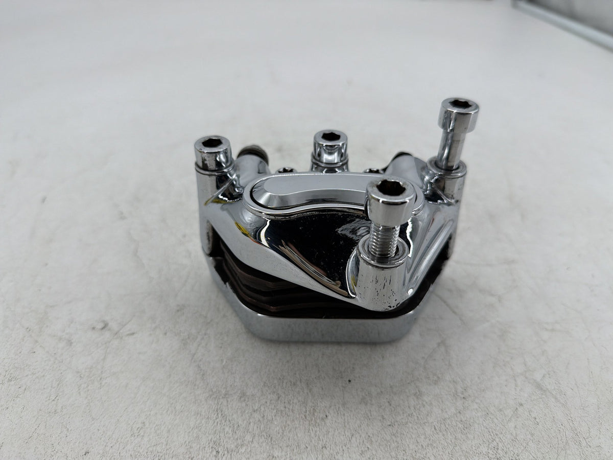 2007 Harley Electra Glide Touring CVO Eagle Front Right 1 Brake Caliper Chrome
