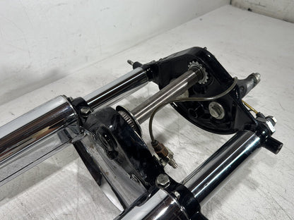 1996 Harley Road King Touring Police FLHPI OEM Front Triple Tree Set & LH RH Fork Legs Sliders