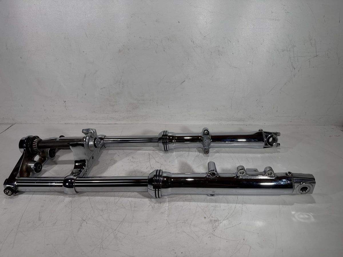 2001 Harley Softail Standard OEM Front Triple Tree Set & LH RH Fork Legs Sliders