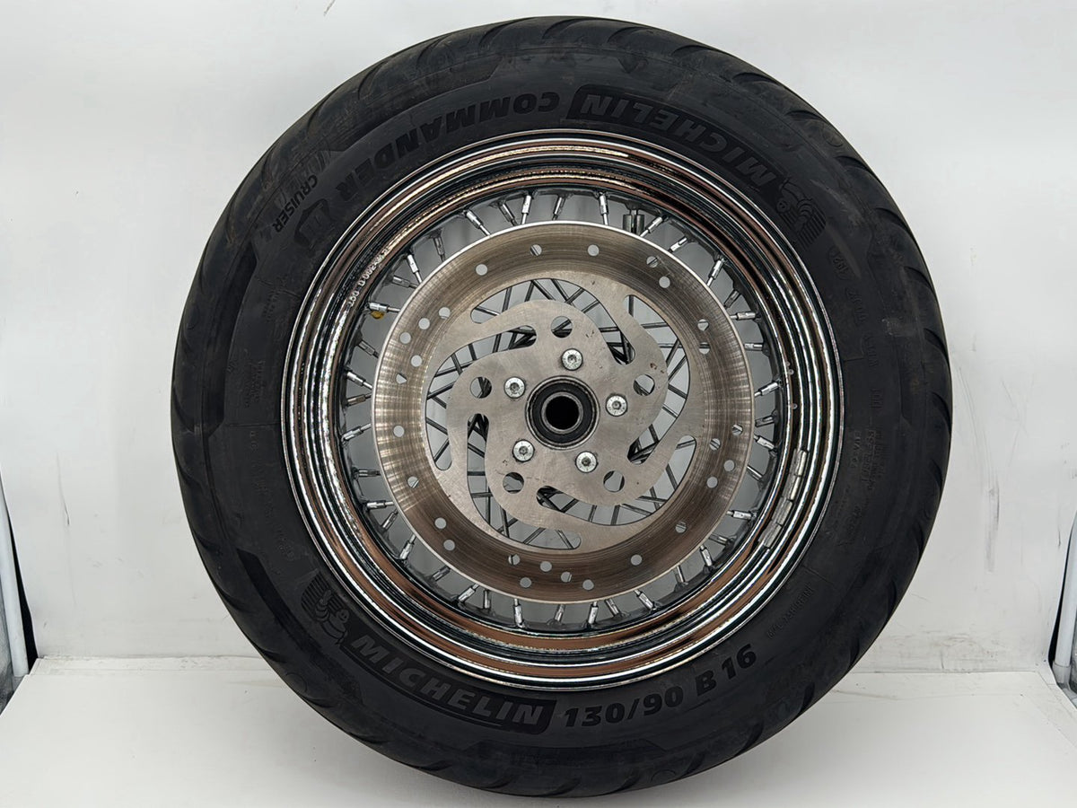 07 Harley Softail Heritage Classic OEM Rear Wheel Rim Tire Spoked 130/90B16 16"