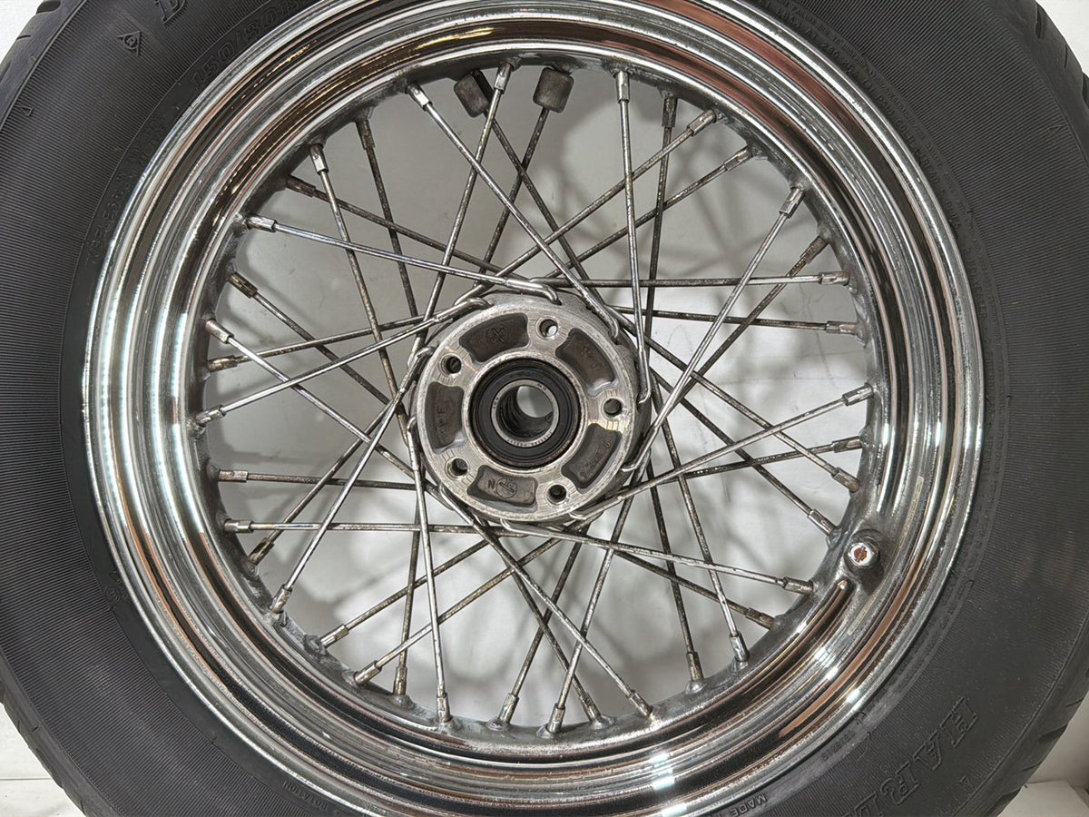 2005 Harley Sportster 1200 XL1200R OEM Front Rear Wheel Rim Tire Spoked 16" 19"
