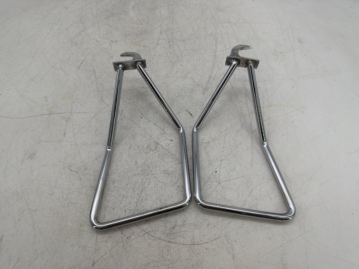 2001 Harley Fat Boy Softail FLSTF OEM Rear Left Right Saddlebag Guard Rails Bar