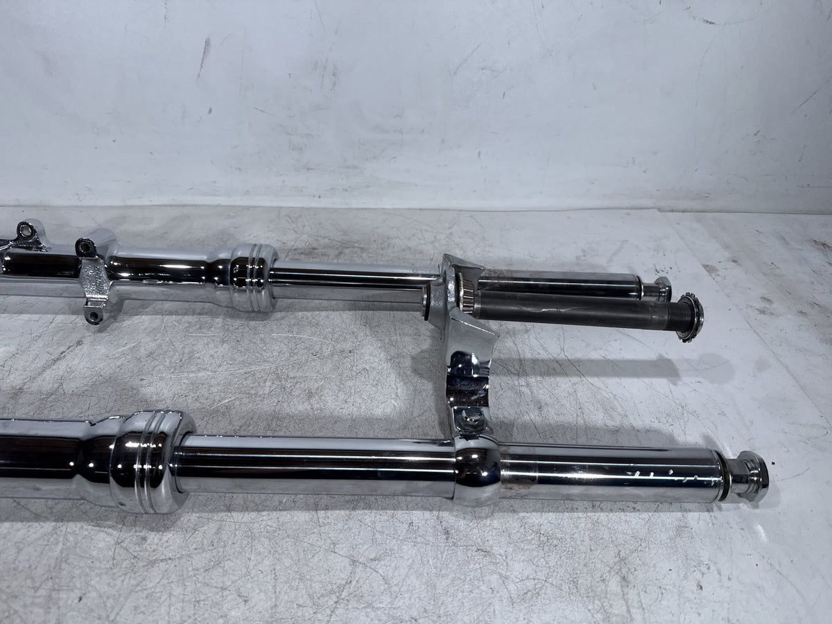 2002 Harley Dyna Wide Glide FXDWG OEM Front Left & Right Fork Legs Sliders