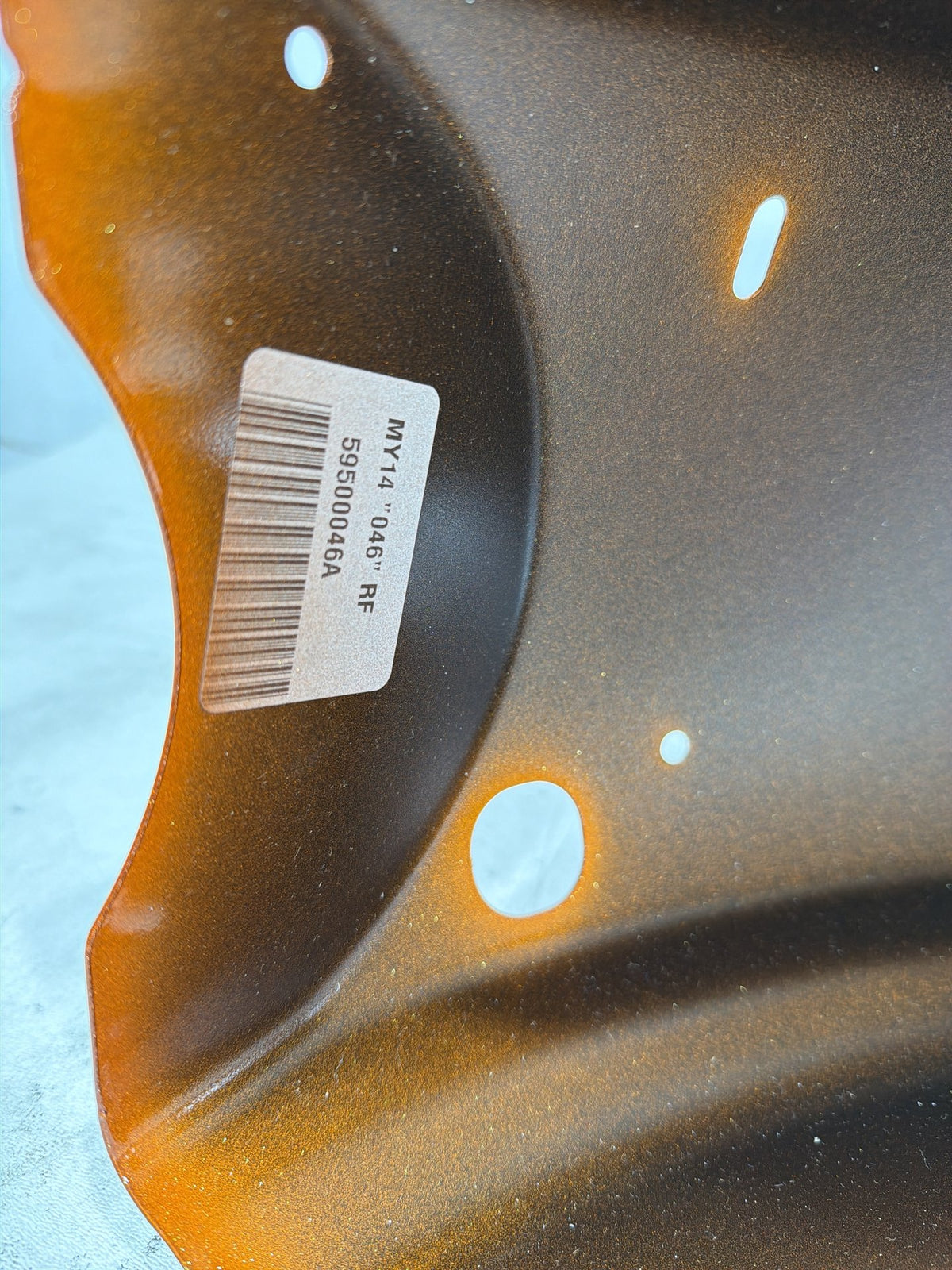 2018 Harley-Davidson Tri Glide OEM Rear Wheel Fender Shell Panel 58900077DZR