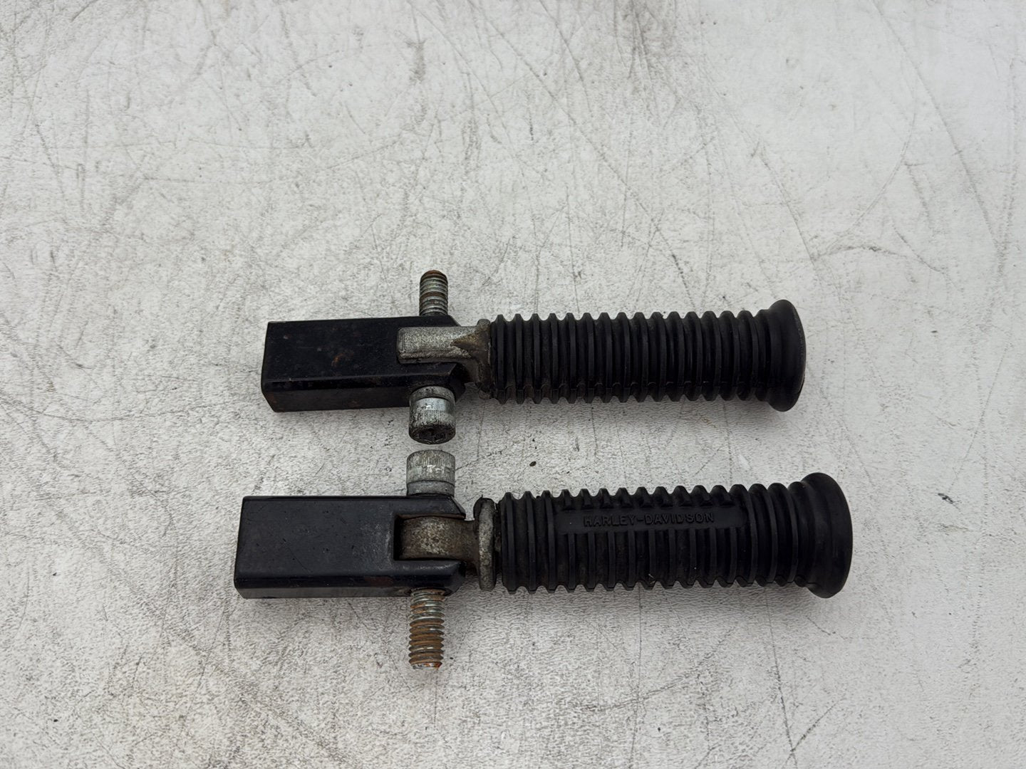 1997 Harley Sportster 1200 Custom XL1200C OEM Passenger Left & Right Foot Pegs