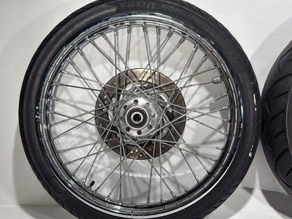 Harley-Davidson Misc  Front Rear Wheel Rim Tire Spoked 43700-05A , 43085-97
