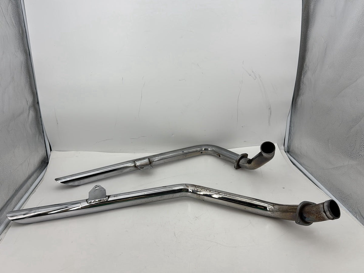 93 Harley Sportster XLH883H Hugger 883 OEM Exhaust System Header Pipe 65568-86A