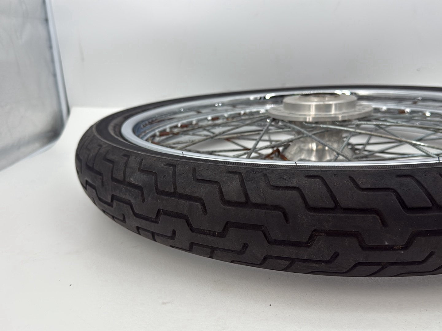 2003 Harley Sportster XL1200C 1200 Custom Anniversary OEM Front Wheel Rim Tire Spoked