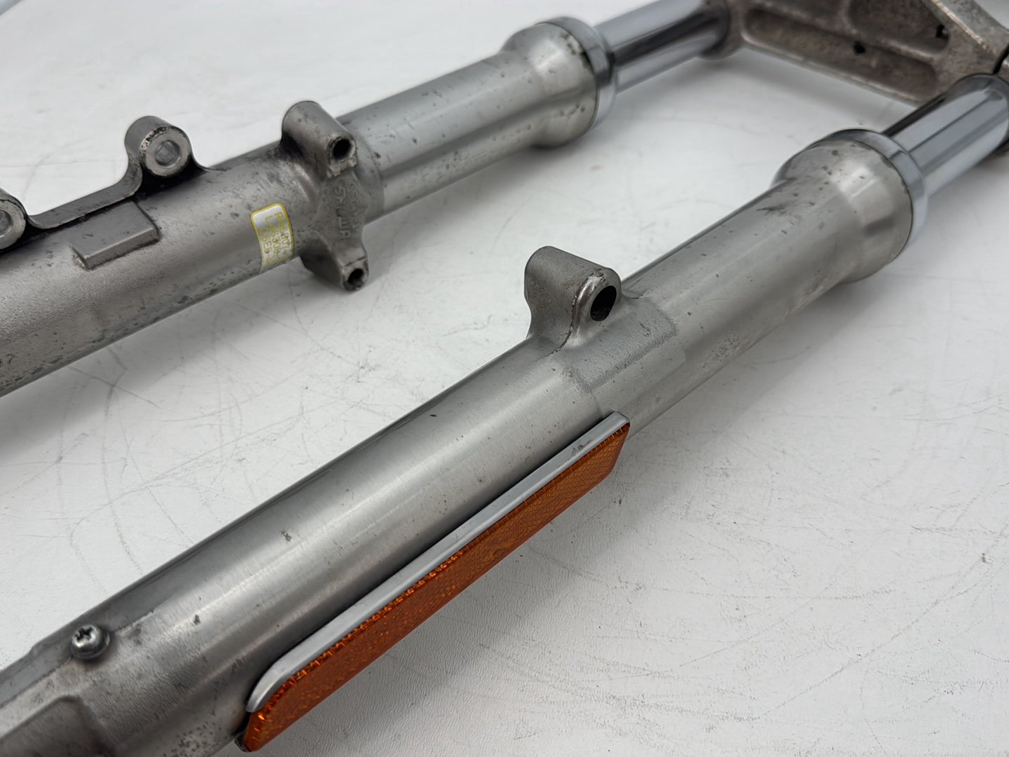 2009 Harley Sportster 1200 Low OEM Front Triple Tree Set LH RH Fork Legs Sliders