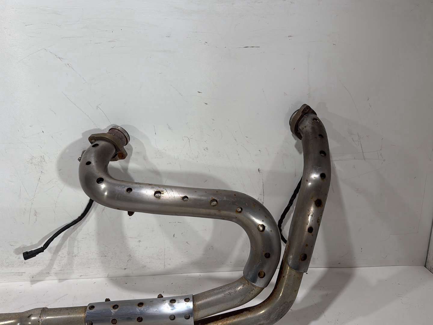 2009 Harley Dyna Street Bob Exhaust System Header Pipe Thunderheader 2 into 1
