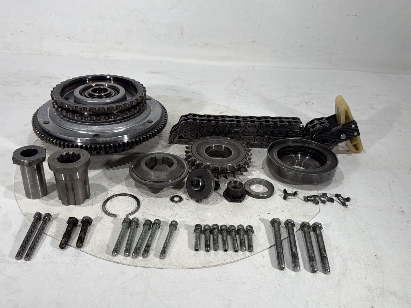 1997 Harley Softail Fat Boy FLSTF OEM Clutch Basket Chain Tensioner Kit 37707-94
