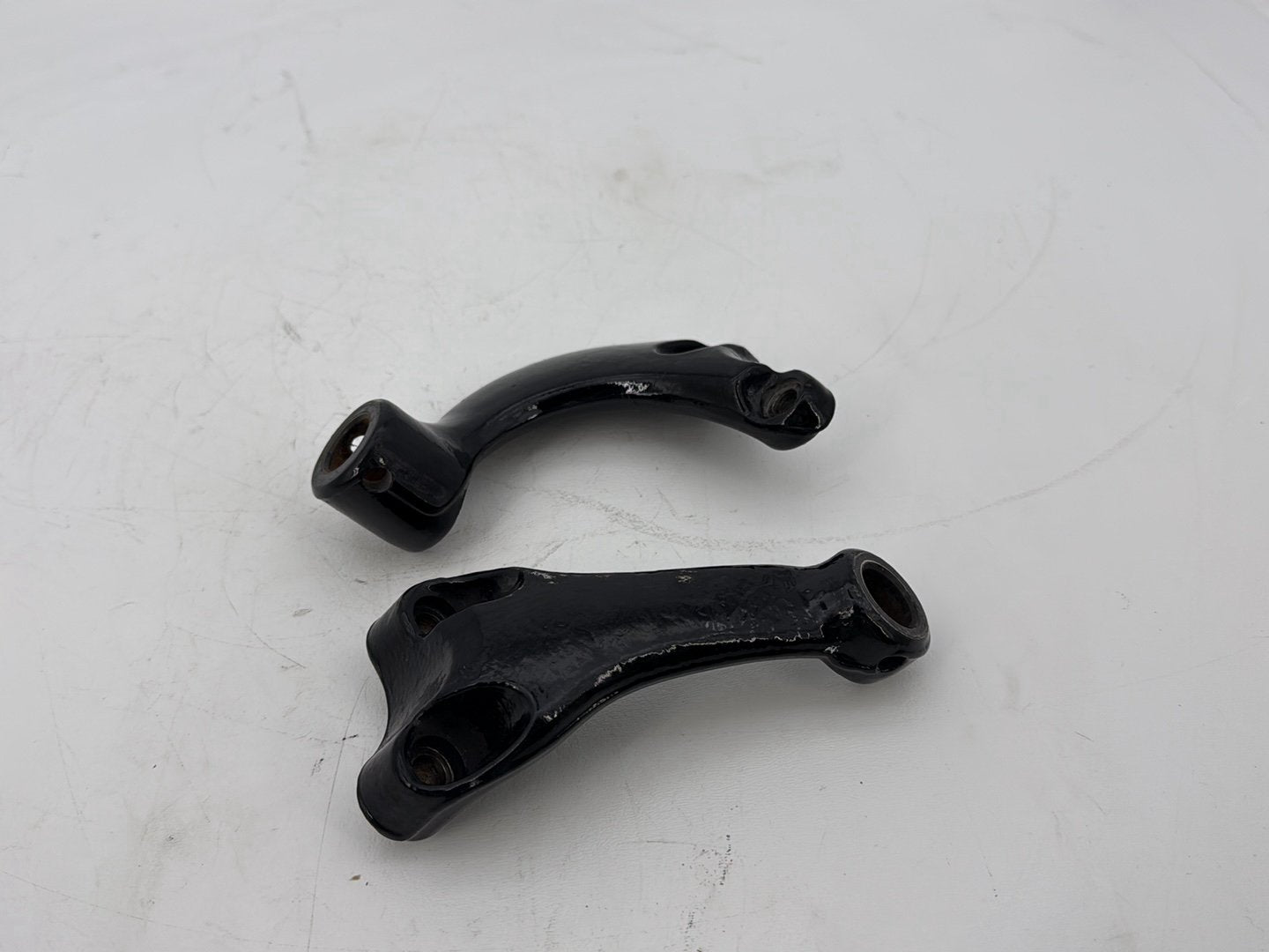 2009 Harley Sportster XL1200C 1200 Custom OEM Left Right Driver Footpeg Bracket Mounts
