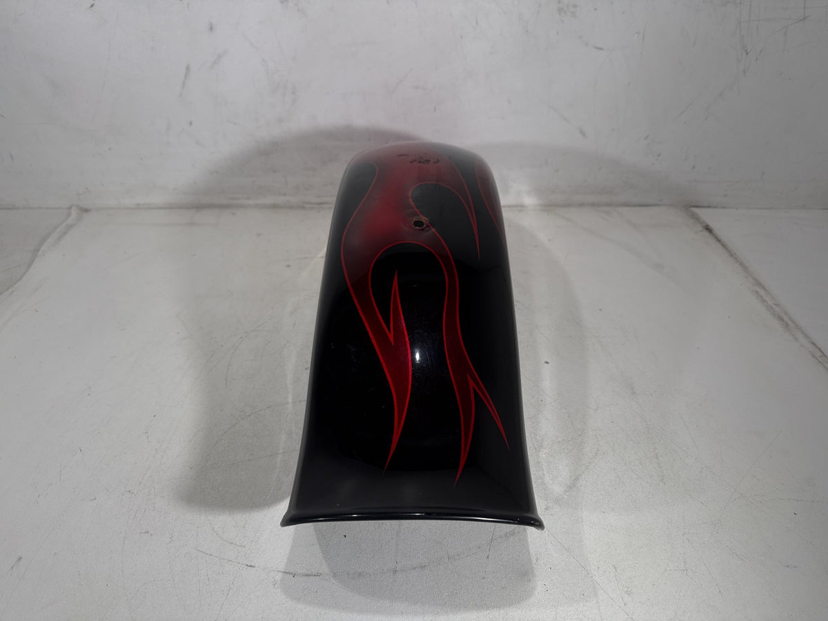 1994 Harley Softail Custom FXSTC OEM Rear Wheel Fender Panel Flames 59914-86A