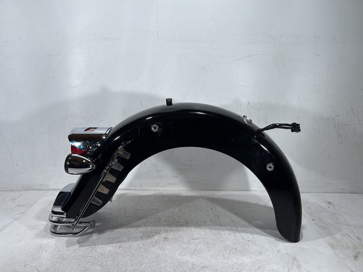 2005 Harley Road King Touring Police OEM Rear Wheel Fender & Turn Signals Bar
