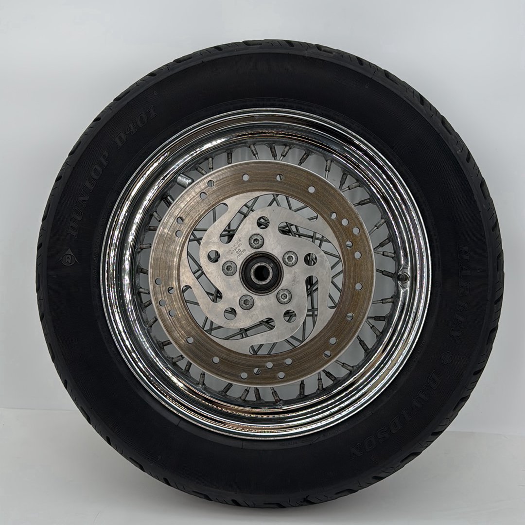 1991 - 2003 Harley-Davidson Sportster Base 1200 Rear Wheel Rim Tire Spoked  	40975-05A