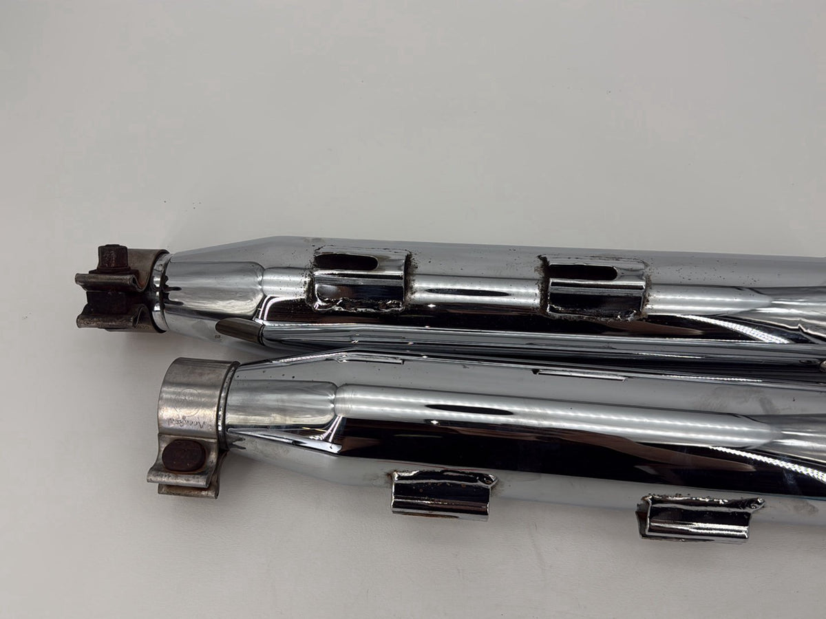 14 Harley Sportster XL883 883 SuperLow Exhaust Muffler Silencer Slip On RINEHART