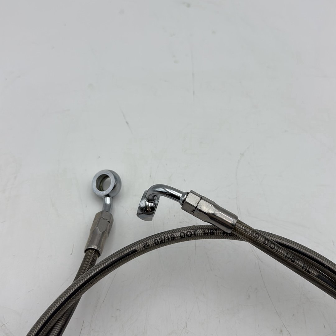 2001 Harley Dyna FXDL Low Rider OEM Front Brake Hose Line Pipe