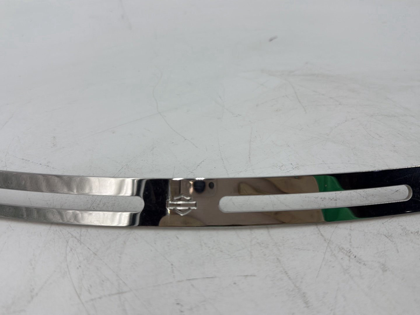 2008 Harley Touring FLHTCU Electra Glide Ultra OEM Front Windshield Mount Trim Strip 58247-96