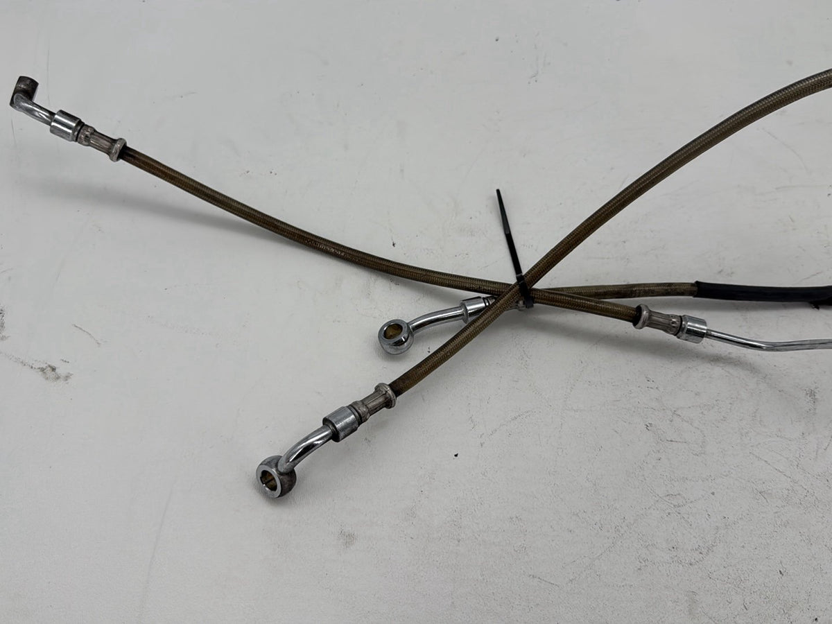 2005 Harley Electra Glide Touring CVO Screamin OEM Front Brake Hose Line Pipe
