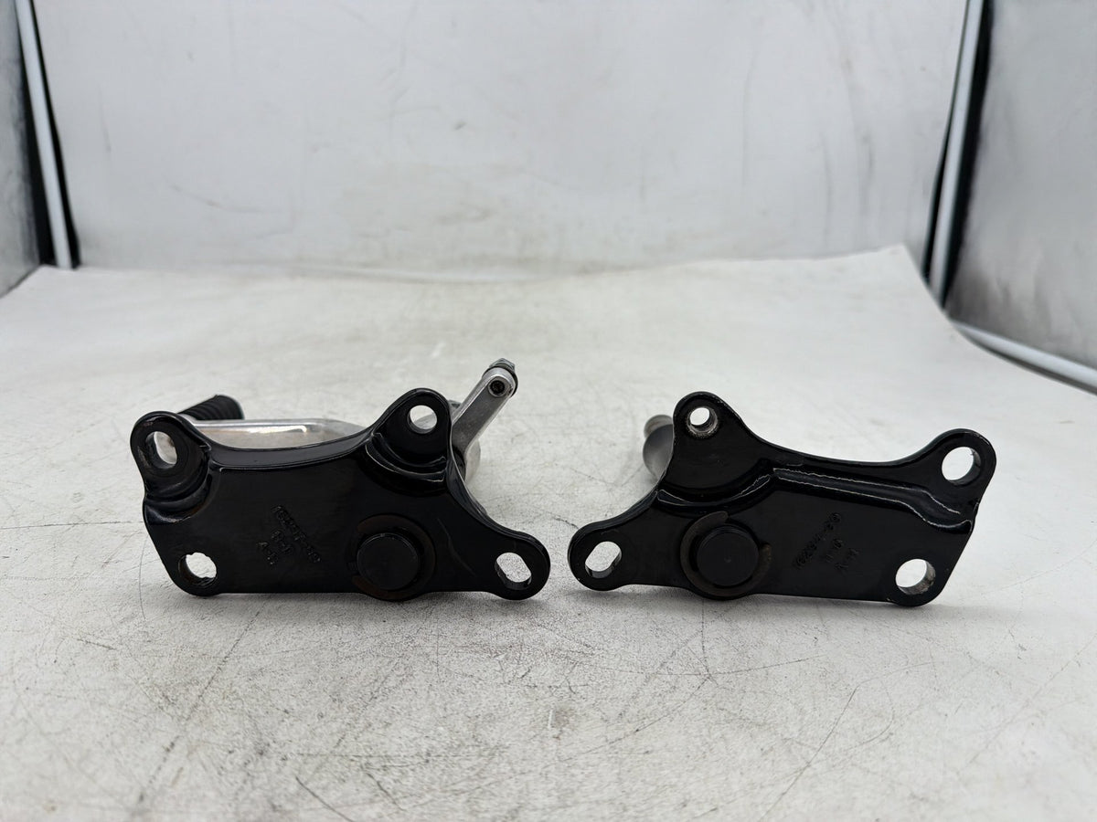 00 Harley Sportster 1200 Custom XL1200C Left & Right Driver Step Foot Rest Pegs