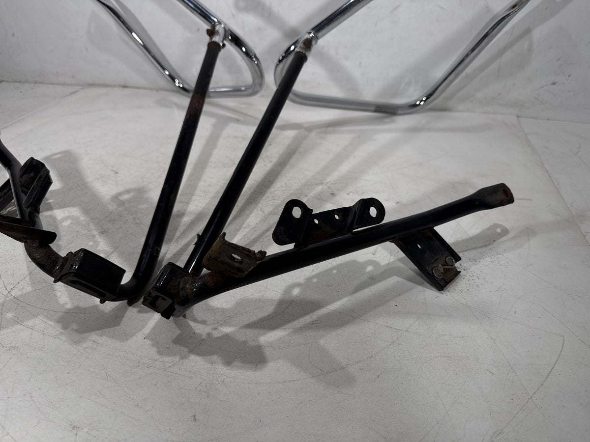 2013 Harley Street Glide Touring OEM Rear Left Right Saddlebag Guard Rails Bar