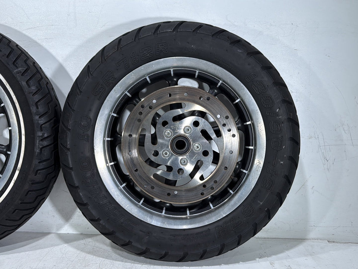 2007 Harley Electra Glide Touring Ultra OEM Front & Rear Wheel Rim Tire 16"