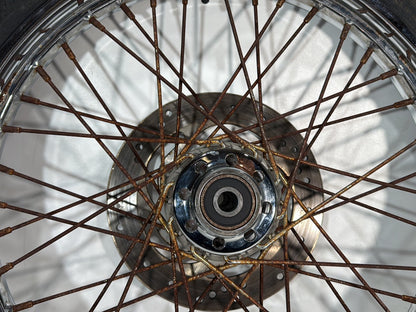 2005 Harley Dyna FXDWG Wide Glide OEM Front Wheel Rim Tire Spoked