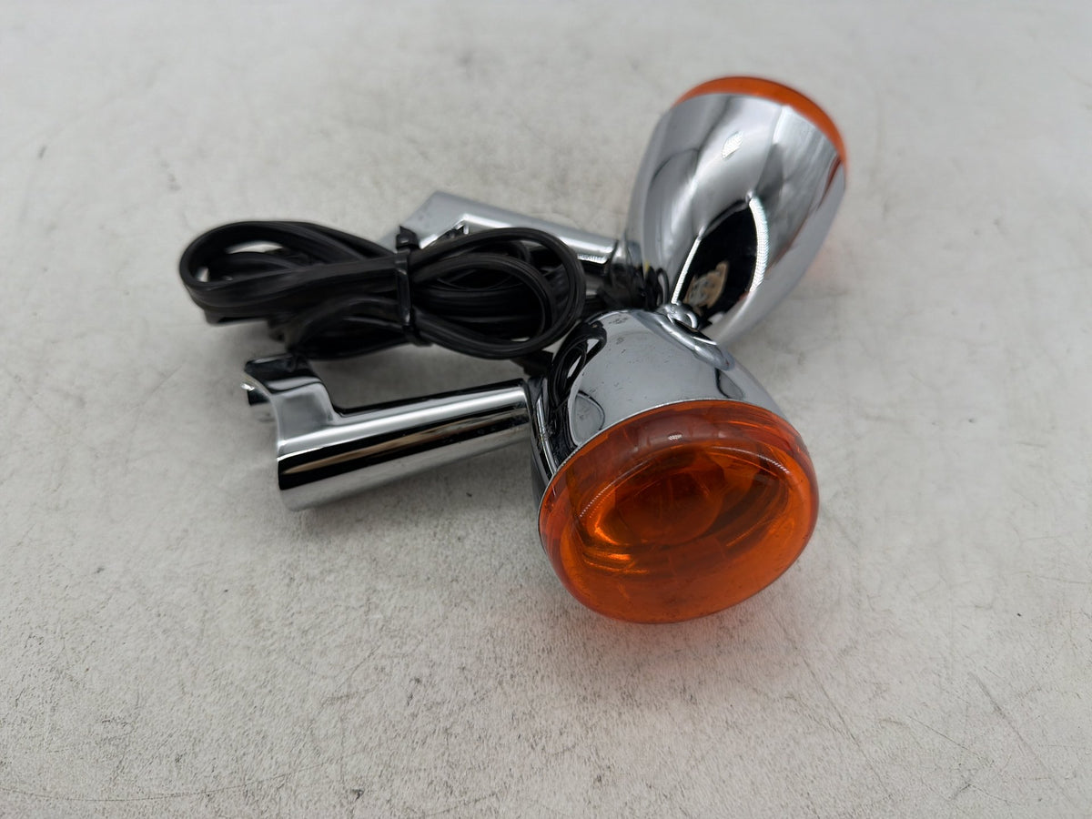 2005 Harley Dyna Super Glide Custom OEM Front Left Right Turn Signal Indicators