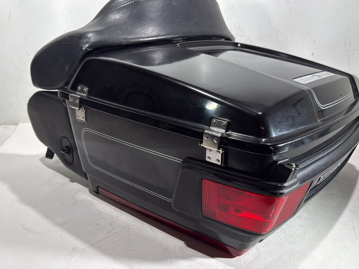 2008 Harley Electra Glide Touring Ultra OEM Pass Backrest Tour Pak Luggage NOKey