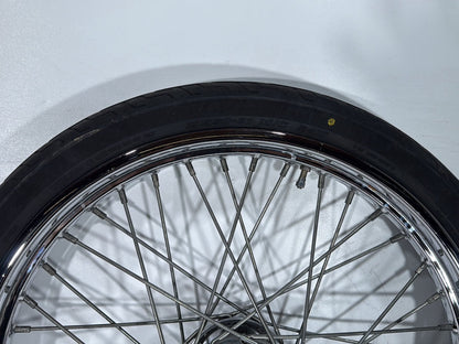2000 Harley Dyna FXDWG Wide Glide OEM Front Wheel Rim Tire Spoked