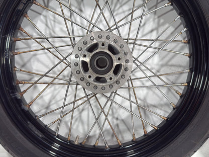 2009 Harley Dyna Street Bob FXDB OEM Front Rear Wheel Rim Tire Spoked 17" 19"