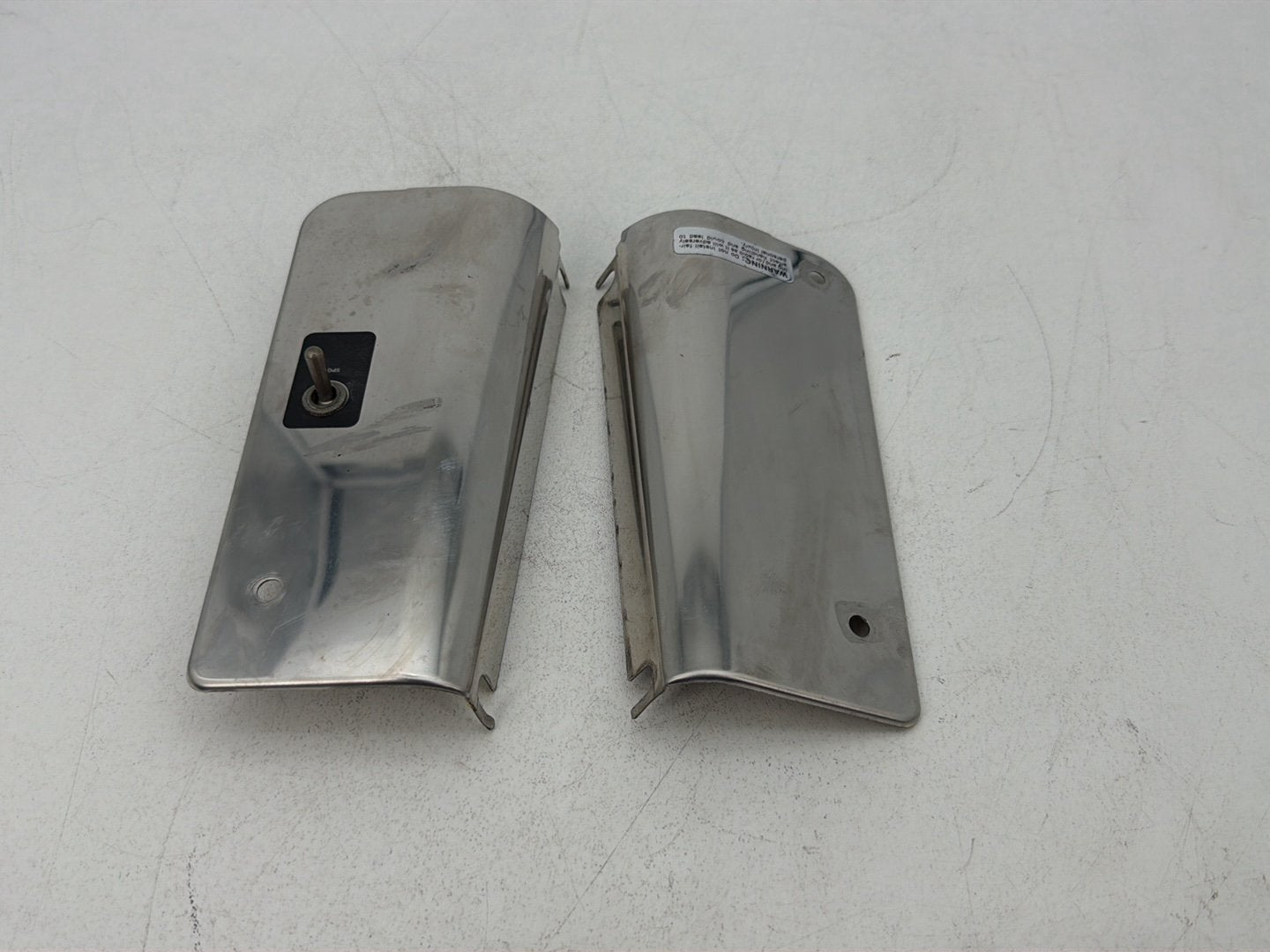 1986 - 1998 Harley-Davidson Softail Heritage Classic Left & Right Headlamp Nacelle Covers 67814-86