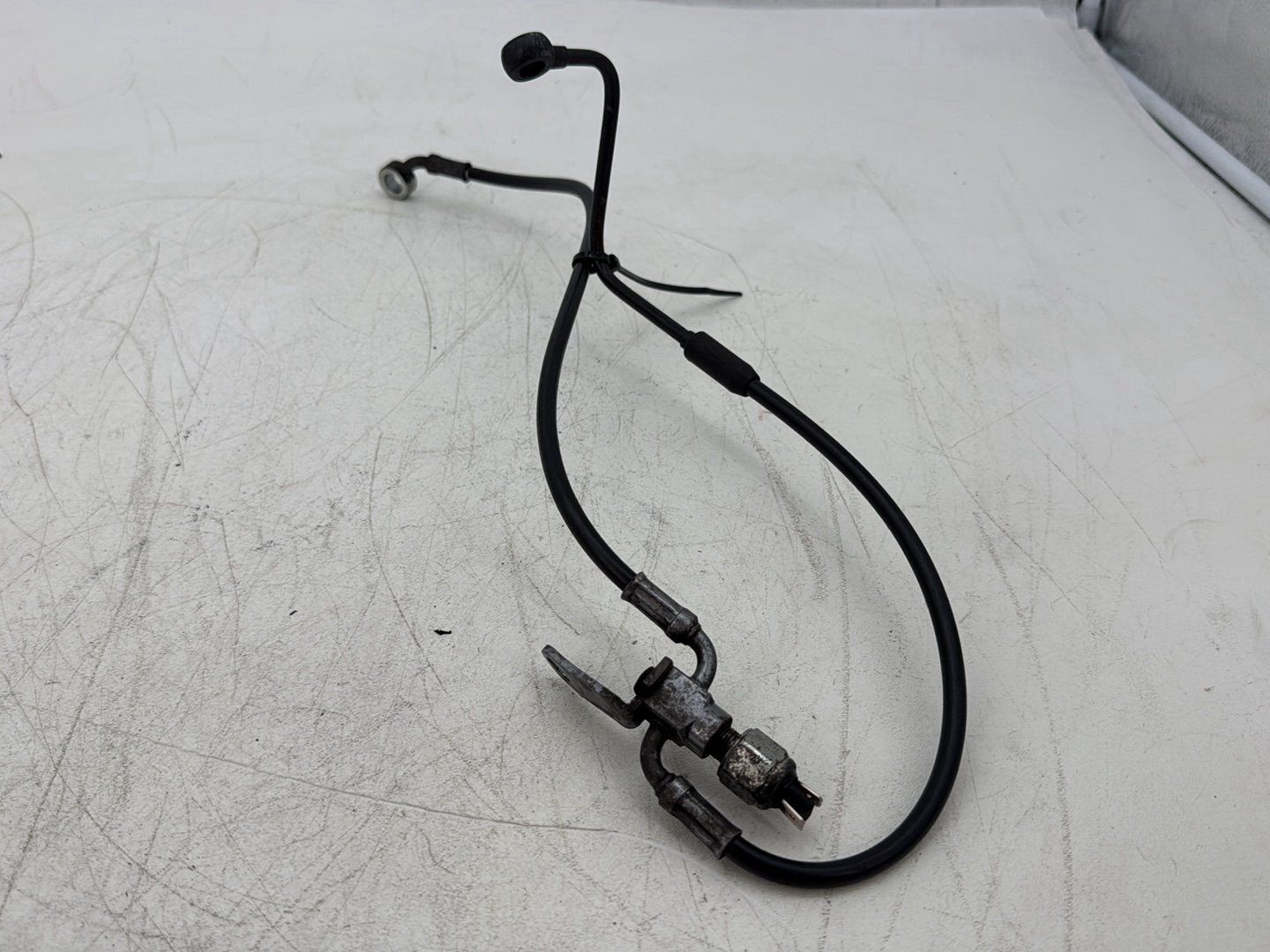 2011 Harley Softail FLSTFB Fat Boy OEM Rear Brake Hose Line Pipe ABS