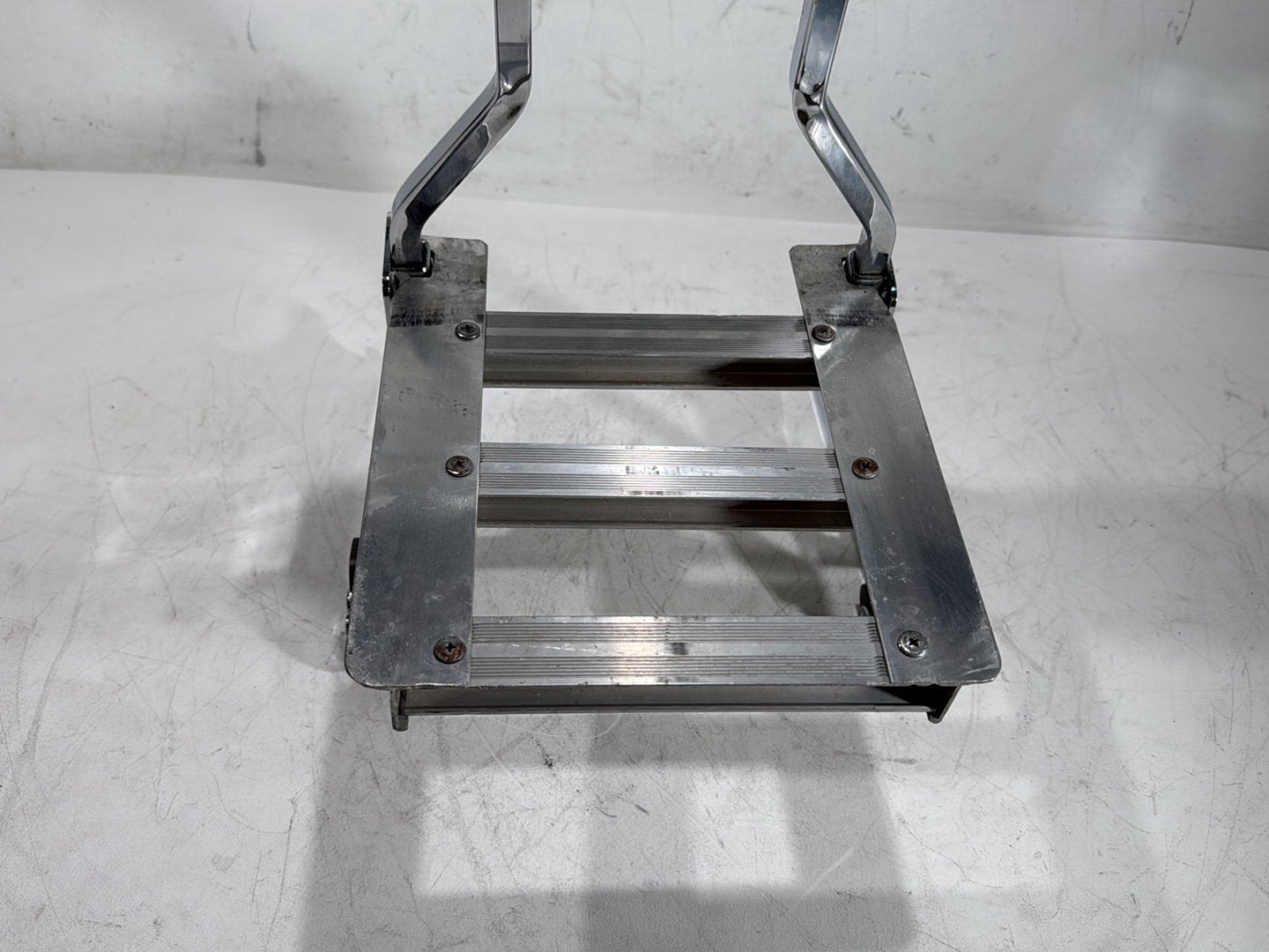 2008 Harley Dyna Fat Bob FXDF OEM Rear Sissy Bar w/ Backrest Cushion Pad