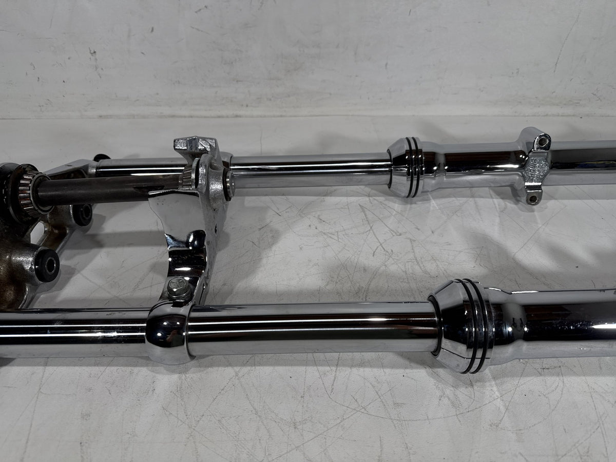 2001 Harley Softail Standard OEM Front Triple Tree Set & LH RH Fork Legs Sliders