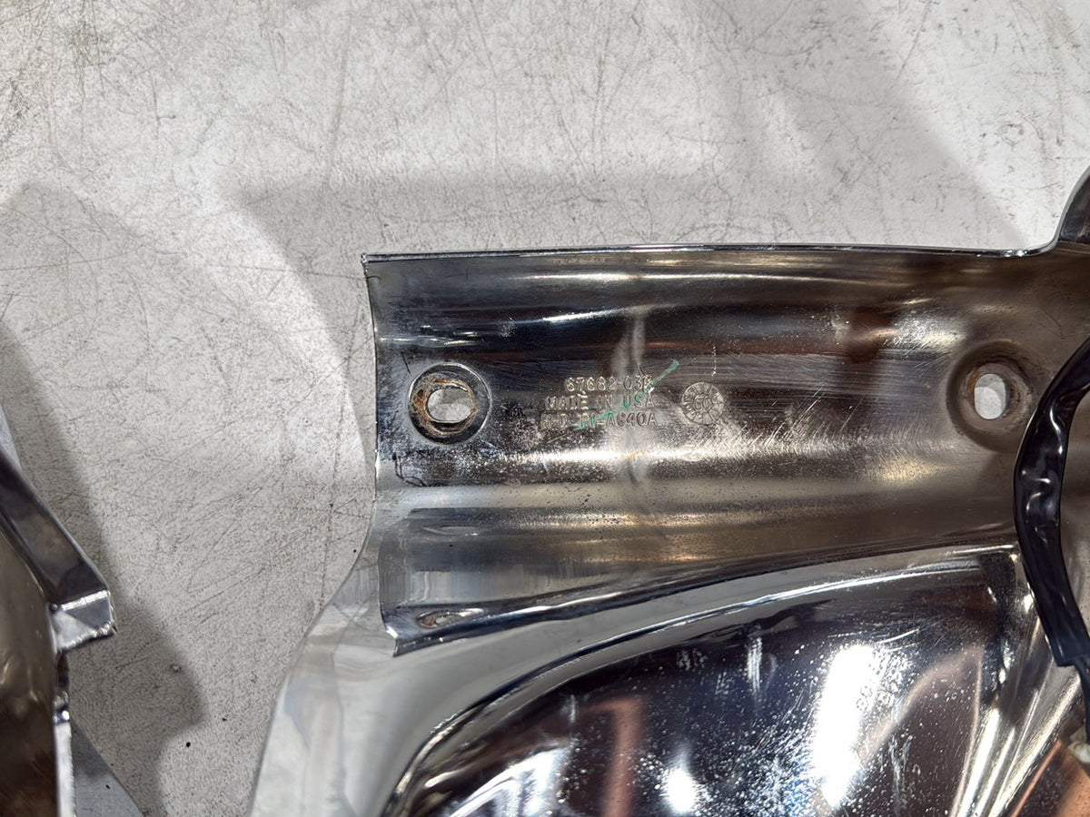 2005 Harley Road King Touring Police OEM Left & Right Headlamp Nacelle Covers