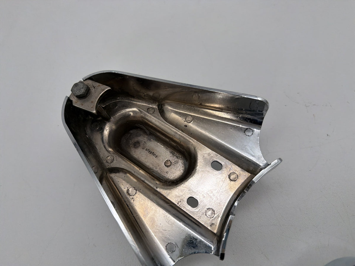1994 Harley Softail Custom FXSTC Trim Rear Wheel Axle Nut Covers Caps Kuryakyn