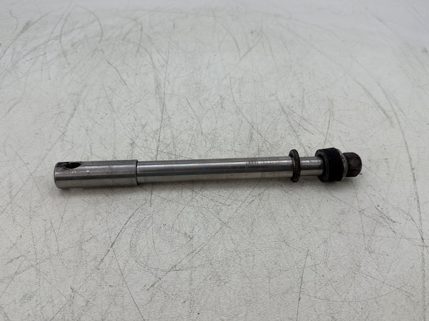 2004 Harley Sportster XL883C 883 Custom OEM Front Wheel Axle Bolt Shaft