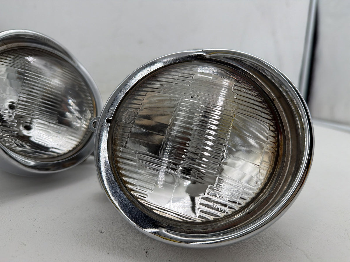 1994 Harley Softail Custom FXSTC OEM Headlight Headlamp Head Light Halogen Dual