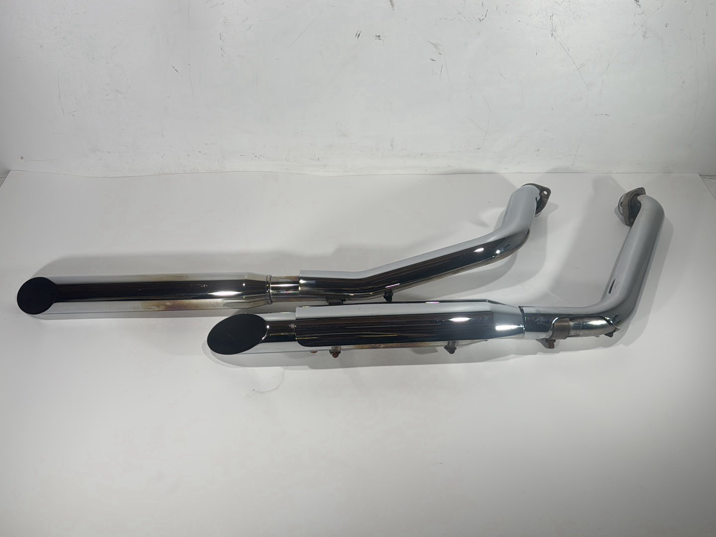 2004 Harley Softail FLSTC Heritage Classic OEM Exhaust Header Pipes Muffler