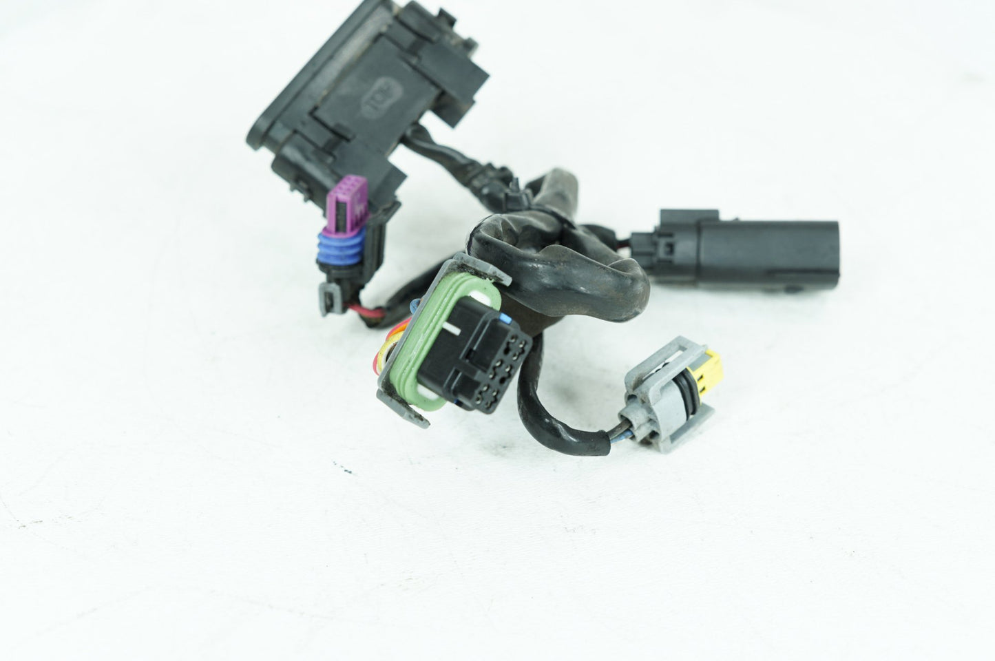 2014 Harley Dyna FXDWG Wide Glide OEM Dash Indicator Lamp Wire Plug In