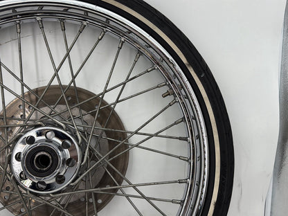 1997 Harley Softail Heritage Classic OEM Front Wheel Rim Tire Spoked MH90-21 21"